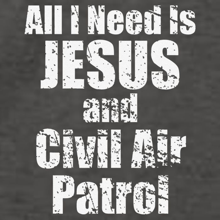 Jesus And Civil Air Patrol Funny For Christian CAP Cadets Vector Backpack