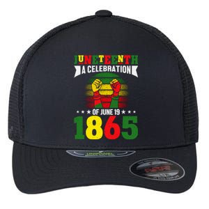 Juneteenth A Celebration Of June 19 1865 Gift Flexfit Unipanel Trucker Cap