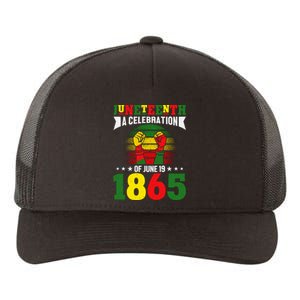 Juneteenth A Celebration Of June 19 1865 Gift Yupoong Adult 5-Panel Trucker Hat