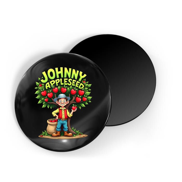 Johnny Appleseed Costume Magnet