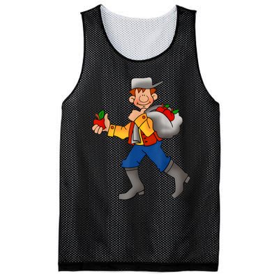 Johnny Appleseed Costume Mesh Reversible Basketball Jersey Tank