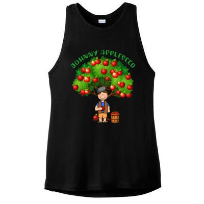 Johnny Appleseed Costume Ladies PosiCharge Tri-Blend Wicking Tank