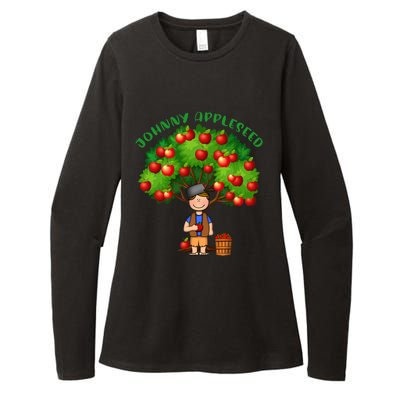 Johnny Appleseed Costume Womens CVC Long Sleeve Shirt