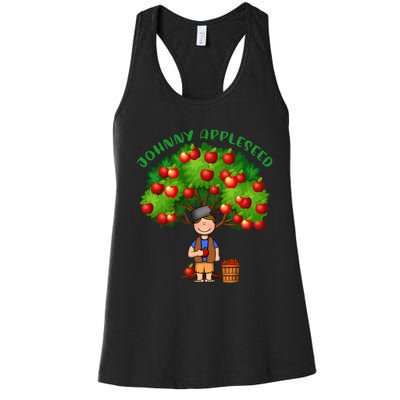 Johnny Appleseed Costume Women's Racerback Tank