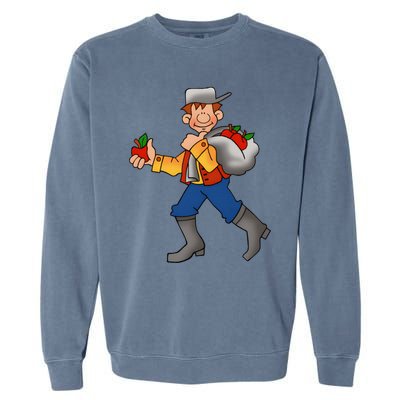 Johnny Appleseed Costume Funny Meme Garment-Dyed Sweatshirt