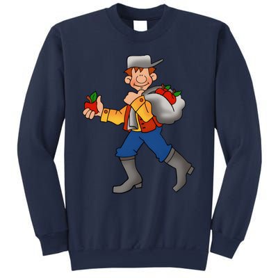 Johnny Appleseed Costume Funny Meme Sweatshirt