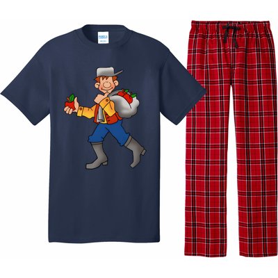 Johnny Appleseed Costume Funny Meme Pajama Set