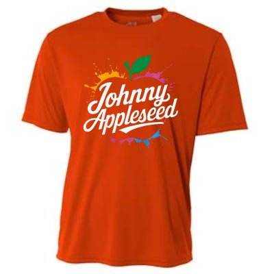 Johnny Appleseed Costume Celebrate Apples Farmer Cooling Performance Crew T-Shirt