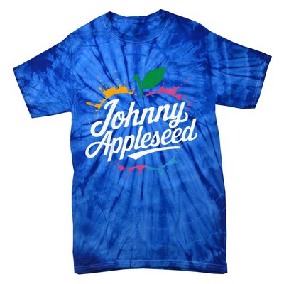 Johnny Appleseed Costume Celebrate Apples Farmer Tie-Dye T-Shirt