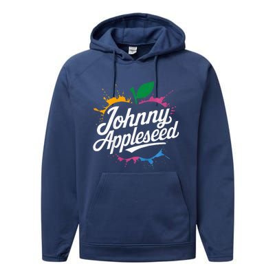 Johnny Appleseed Costume Celebrate Apples Farmer Performance Fleece Hoodie