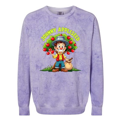 Johnny Appleseed Costume Colorblast Crewneck Sweatshirt