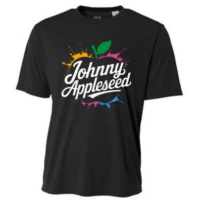 Johnny Appleseed Costume Celebrate Apples Farmer Cooling Performance Crew T-Shirt