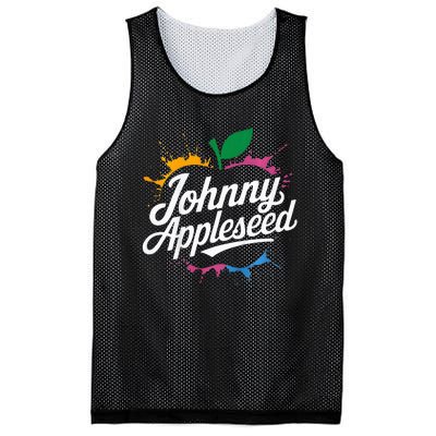 Johnny Appleseed Costume Celebrate Apples Farmer Mesh Reversible Basketball Jersey Tank