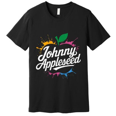 Johnny Appleseed Costume Celebrate Apples Farmer Premium T-Shirt