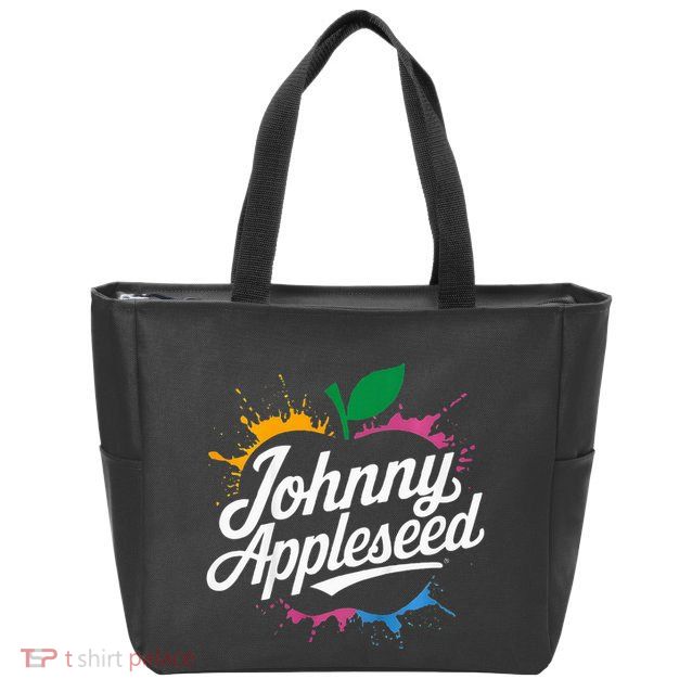 Johnny Appleseed Costume Celebrate Apples Farmer Zip Tote Bag