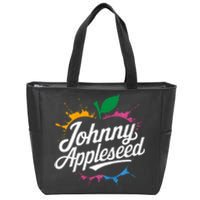 Johnny Appleseed Costume Celebrate Apples Farmer Zip Tote Bag