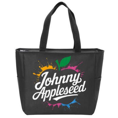 Johnny Appleseed Costume Celebrate Apples Farmer Zip Tote Bag