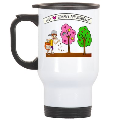 Johnny Appleseed Costume Stainless Steel Travel Mug