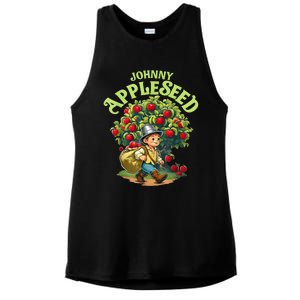 Johnny Appleseed Costume Halloween Costume Storybook Outfit Ladies PosiCharge Tri-Blend Wicking Tank