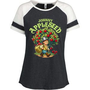 Johnny Appleseed Costume Halloween Costume Storybook Outfit Enza Ladies Jersey Colorblock Tee