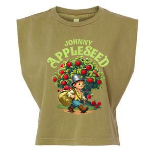 Johnny Appleseed Costume Halloween Costume Storybook Outfit Garment-Dyed Women's Muscle Tee