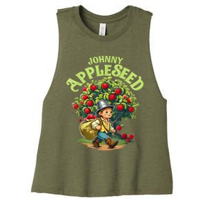 Johnny Appleseed Costume Halloween Costume Storybook Outfit Women's Racerback Cropped Tank