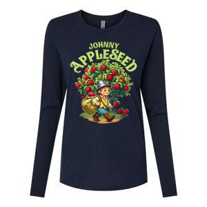 Johnny Appleseed Costume Halloween Costume Storybook Outfit Womens Cotton Relaxed Long Sleeve T-Shirt