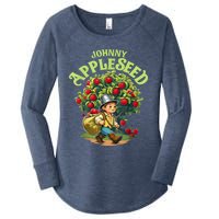 Johnny Appleseed Costume Halloween Costume Storybook Outfit Women's Perfect Tri Tunic Long Sleeve Shirt