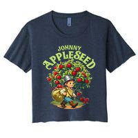 Johnny Appleseed Costume Halloween Costume Storybook Outfit Women's Crop Top Tee