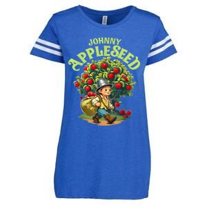 Johnny Appleseed Costume Halloween Costume Storybook Outfit Enza Ladies Jersey Football T-Shirt