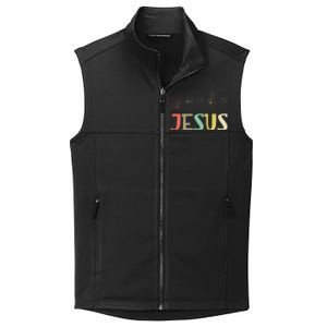 Jesus Asl Christian Deaf Dhh Asl Teacher Sign Language Collective Smooth Fleece Vest