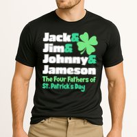 Jack Jim Johnny Jameson The Four Fathers Of St Patrick's Day Cooling Performance Crew T-Shirt