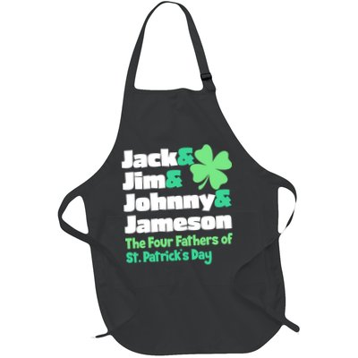 Jack Jim Johnny Jameson The Four Fathers Of St Patrick's Day Apron