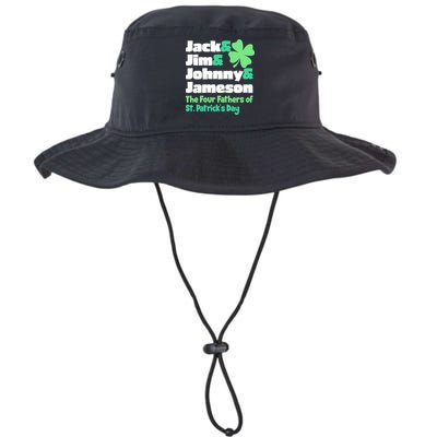 Jack Jim Johnny Jameson The Four Fathers Of St Patrick's Day Bucket Hat
