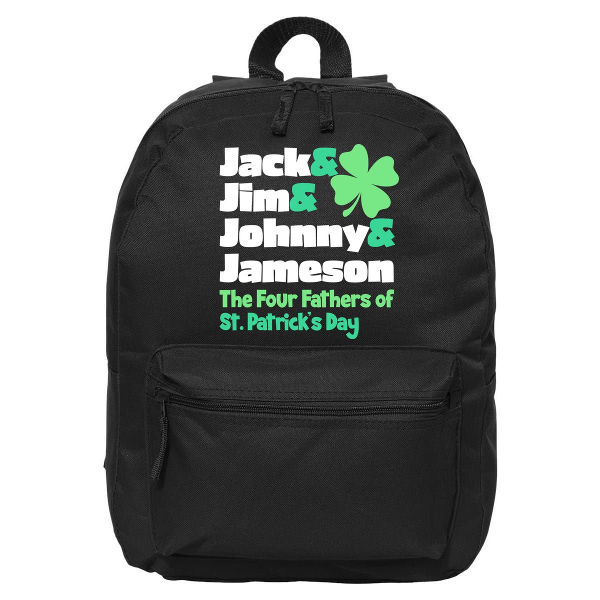 Jack Jim Johnny Jameson The Four Fathers Of St Patrick's Day 16 in Basic Backpack