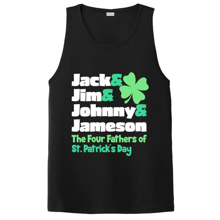 Jack Jim Johnny Jameson The Four Fathers Of St Patrick's Day PosiCharge Competitor Tank
