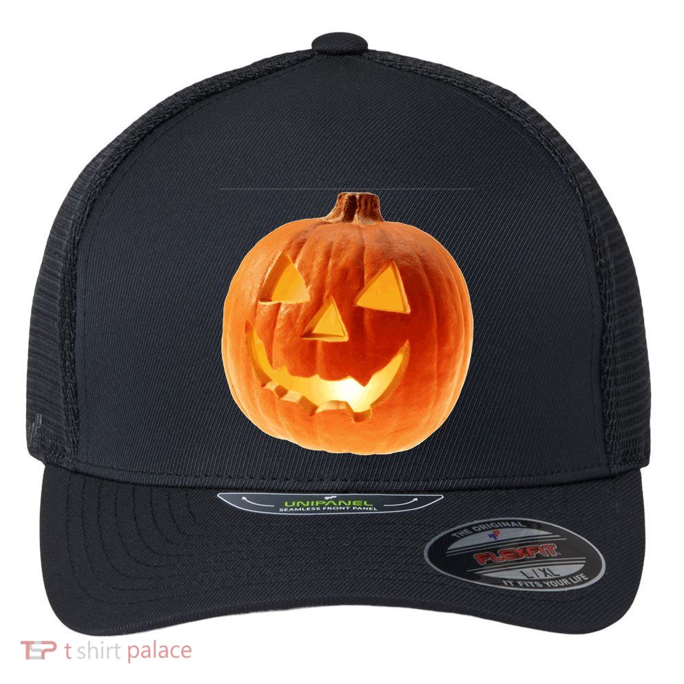 Jack o Lantern Flexfit Unipanel Trucker Cap