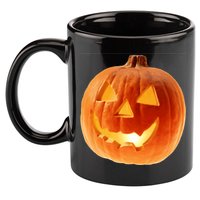 Jack o Lantern 11oz C Handle Ceramic Mug