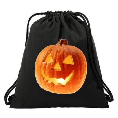 Jack o Lantern Drawstring Bag