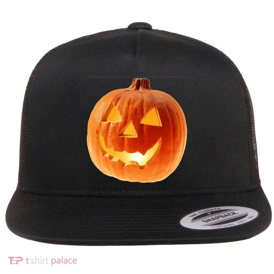 Jack o Lantern Flatbill Hat