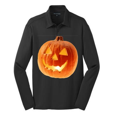 Jack o Lantern Silk Touch Performance Long Sleeve Polo