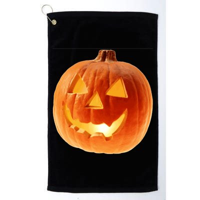 Jack o Lantern Golf Towel