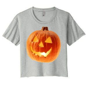 Jack o Lantern Women's Crop Top Tee