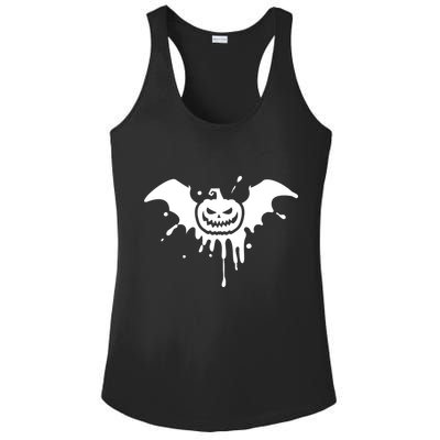 Jack O Lantern Bat Ladies PosiCharge Competitor Racerback Tank