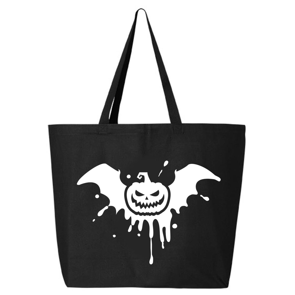 Jack O Lantern Bat 25L Jumbo Tote