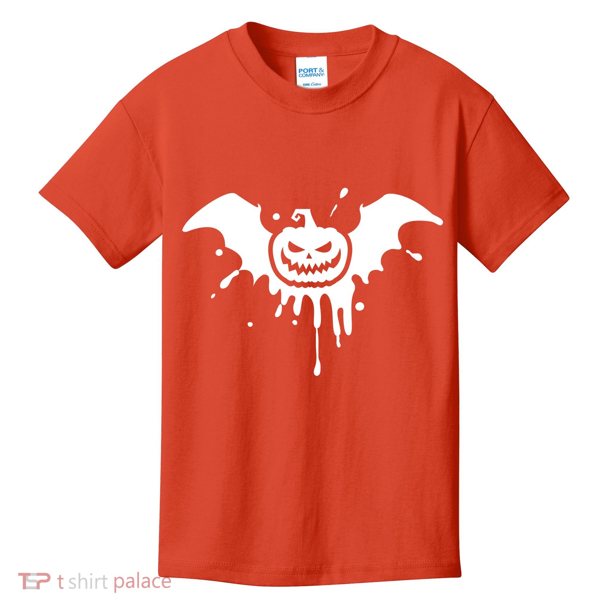 Jack O Lantern Bat Kids T-Shirt