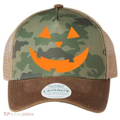 Jack o Lantern Pumpkin Face Legacy Tie Dye Trucker Hat