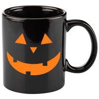 Jack o Lantern Pumpkin Face 11oz C Handle Ceramic Mug