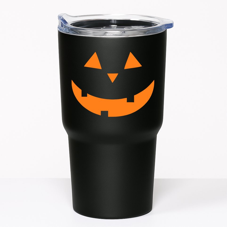 Jack o Lantern Pumpkin Face Tumbler