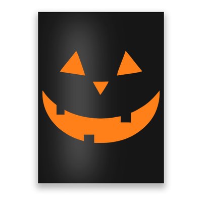 Jack o Lantern Pumpkin Face Poster